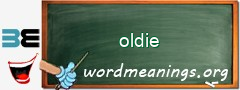 WordMeaning blackboard for oldie